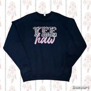 Black Yee Haw Sweatshirt